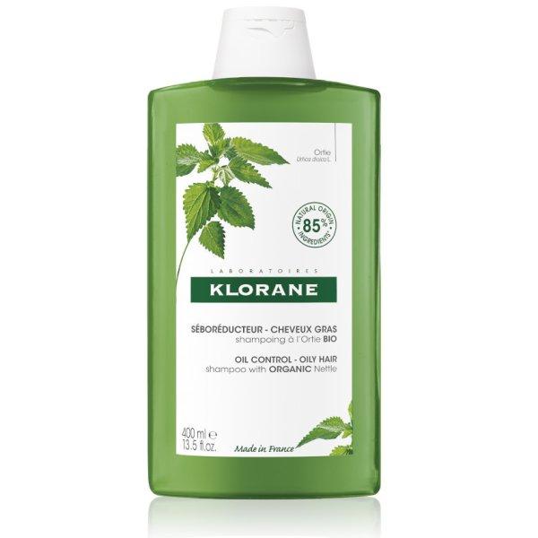 Klorane Sampon zsíros hajra Csalán (Oil Control Shampoo) 400 ml