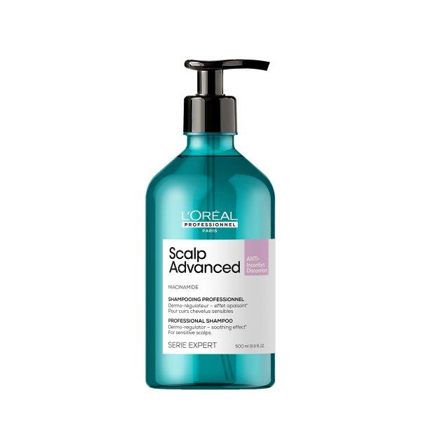 L'Oréal Professionnel Sampon érzékeny fejbőrre Scalp
Advanced Anti-Discomfort Dermo (Regulator Shampoo) 500 ml