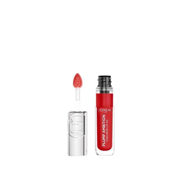 L'Oréal Paris Hidratáló szájfény Plump Ambition
(Hyaluron Lip Oil) 5 ml 380 Rouge in Love