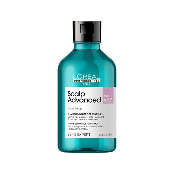 L'Oréal Professionnel Sampon érzékeny fejbőrre Scalp
Advanced Anti-Discomfort Dermo (Regulator Shampoo) 300 ml