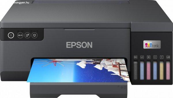 EPSON ECOTANK L8050 A4 SZÍNES TINTASUGARAS FOTÓNYOMTATÓ►(Színes,
Tintasugaras, A4-es, csak nyomtat, Hálózatos,WiFi-s)