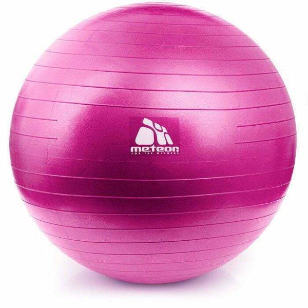 Fitnesz labda pumpával 55cm lila