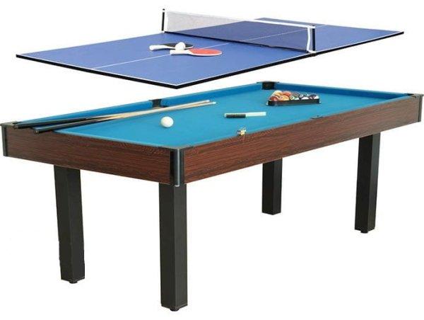 Rosewood 3in1 biliárd - ping pong és étkező asztal