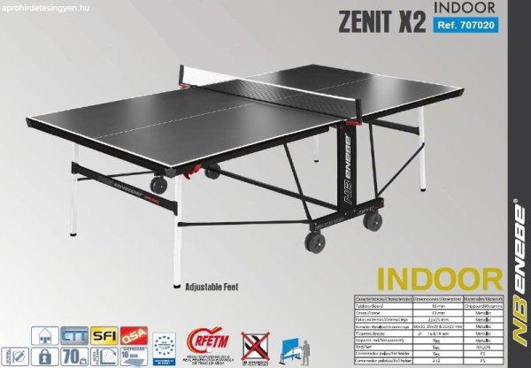 Zenit X2 beltéri ping pong asztal