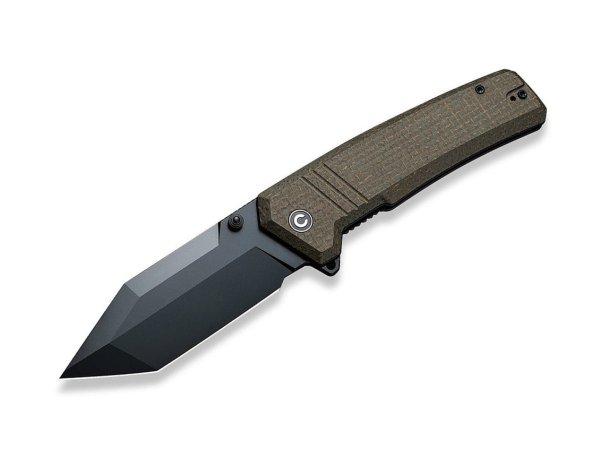 Civivi Bhaltair C23024-3 Green Burlap Micarta kés