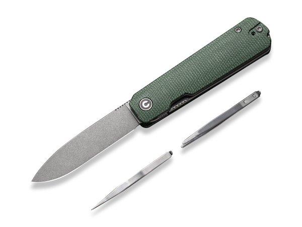 Civivi Sendy C21004A-1 Nitro-V Green Canvas Micarta