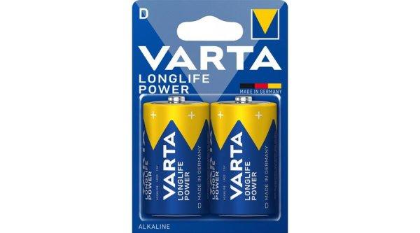 VARTA Longlife Power Alkáli Tartós Góliát Elem D LR20 B2