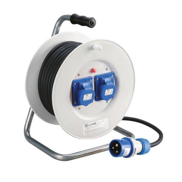EC699 CABLE REEL 2X1P+N+E H05VV-F 3x1.5mm 30M IP44