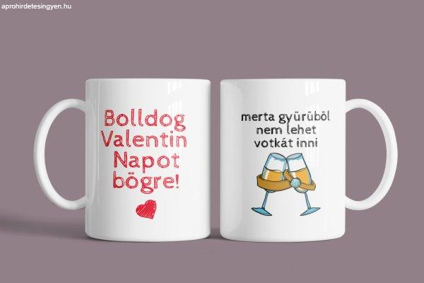 Valentinnapi bögre