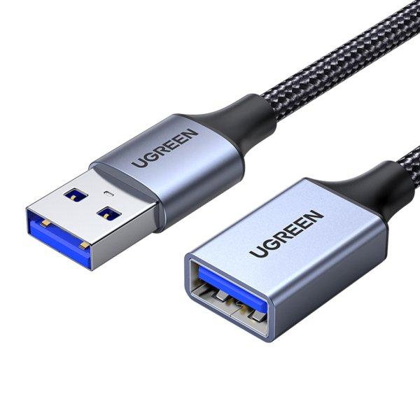 Ugreen hosszabbító USB kábel (férfi) - USB (női) 3.0 5Gb/s 2m szürke
(US115)