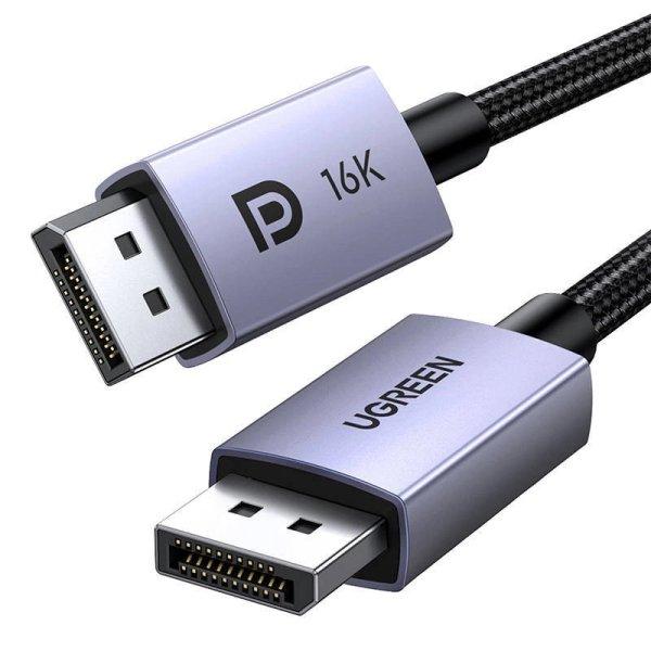 Ugreen DP118 DisplayPort 2.1 kábel 2m - szürke