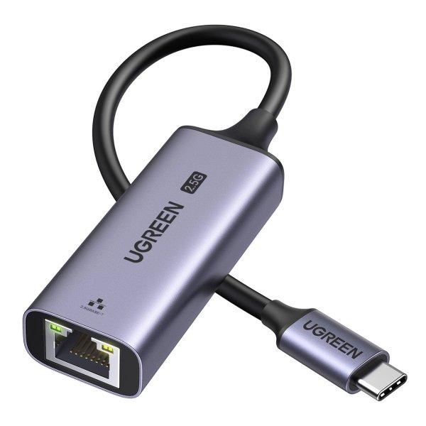 Ugreen CM648 Type-C - RJ45 Ethernet 2.5G adapter - szürke