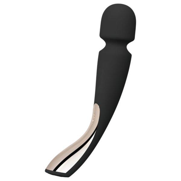 LELO Smart Wand 2 - közepes - akkus, masszírozó vibrátor (fekete)