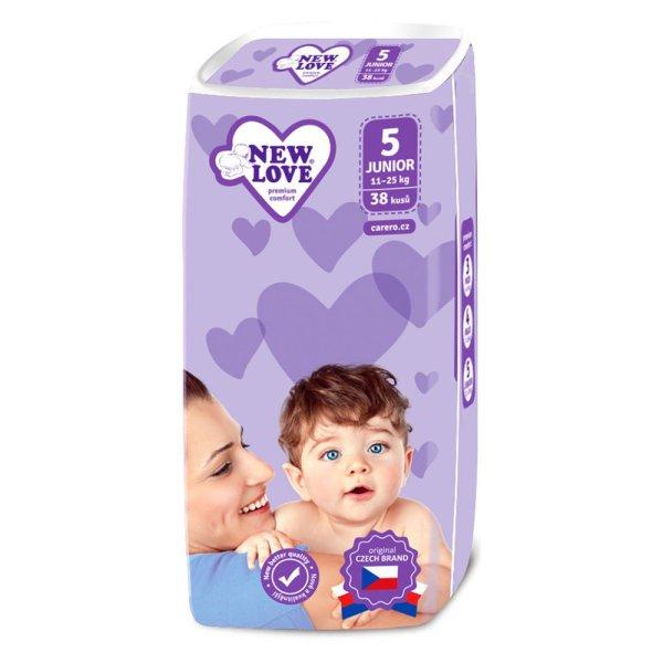 New Love Premium Comfort 5 pelenka junior 11-25kg 38db