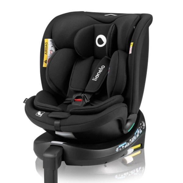 Lionelo gyerekülés Navy i-Size Isofix 360 fok 40-150 cm fekete-onyx