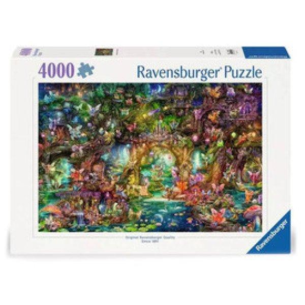 Puzzle 4000 db - Tündérek rejtélyes világa