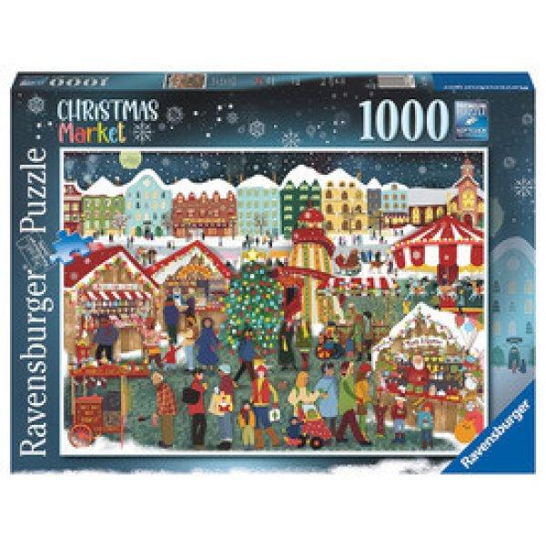 Puzzle 1000 db - Karácsonyi piac