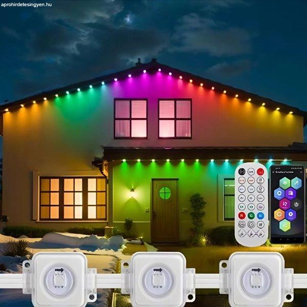 7,5 m-es RGB+IC LED szalag – bluetooth vezérlésű, színes és
testreszabható fénycsík (THM) (G)