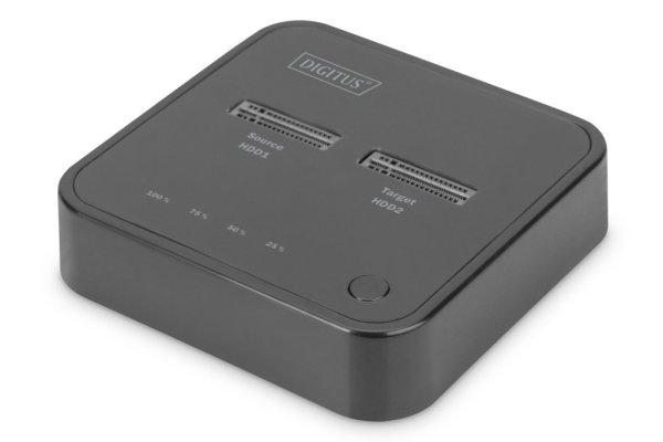 Digitus Dual M.2 NVMe SSD Docking Station with Offline Clone Function USB-C
Black