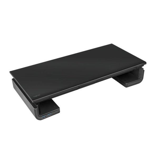 Logilink Ergonomic tabletop monitor riser Black