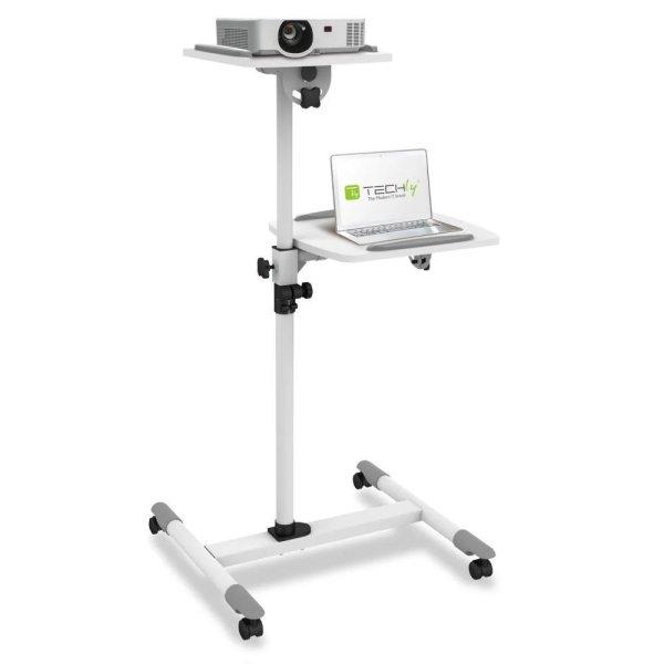 TECHLY Trolley Support for Projector Beamer Notebook PC Adjustable Shelves