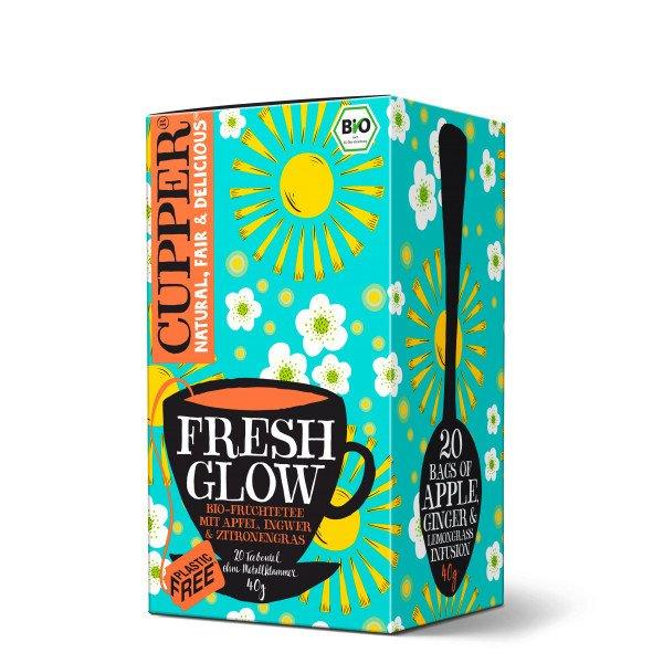 Cupper bio organic fresh glow tea 20 db 40 g