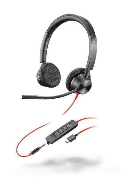 Poly Plantronics Blackwire 3315 USB-C Headset Black