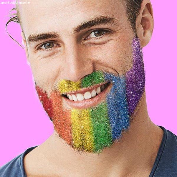 SOS Színes szakállszínező glitter szett