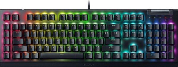 Razer BlackWidow V4 X Yellow Switch Keyboard Black US