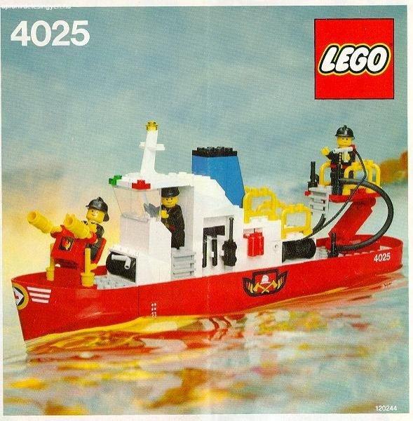 Lego 4025 - Tűzoltó hajó