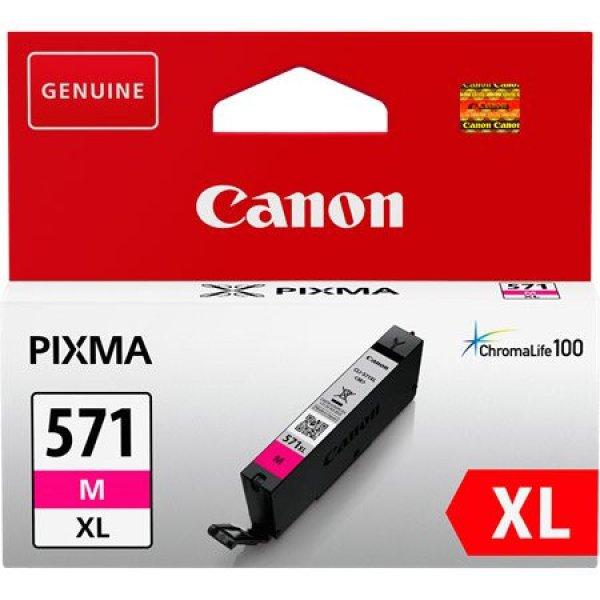 CLI-571MXL Tintapatron Pixma MG5750, 6850,7750 nyomtatókhoz, CANON, magenta, 11
ml