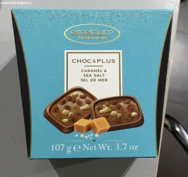 EXCELCIUM CHOC&PLUS SÓS KARAMELL FALATOK