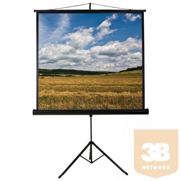 FUNSCREEN 72" (1:1) manuális hordozható vetítővászon (Tripod, Méret:
160x160 cm)