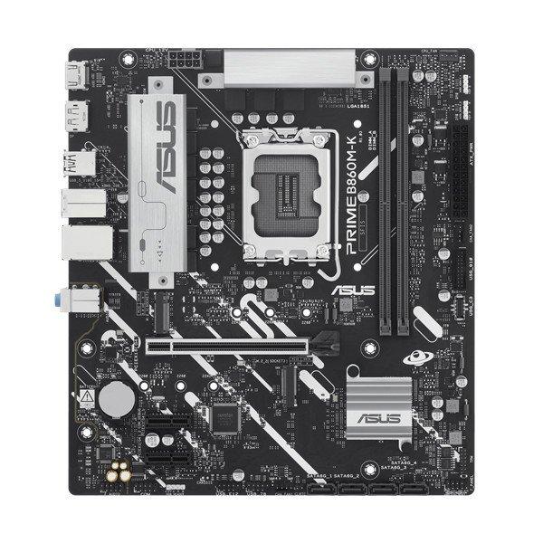 Asus Alaplap - Intel PRIME B860M-K s1851 (B860, 2xDDR5 8800+MHz, 4xSATA3, 2xM.2,
HDMI+DP)