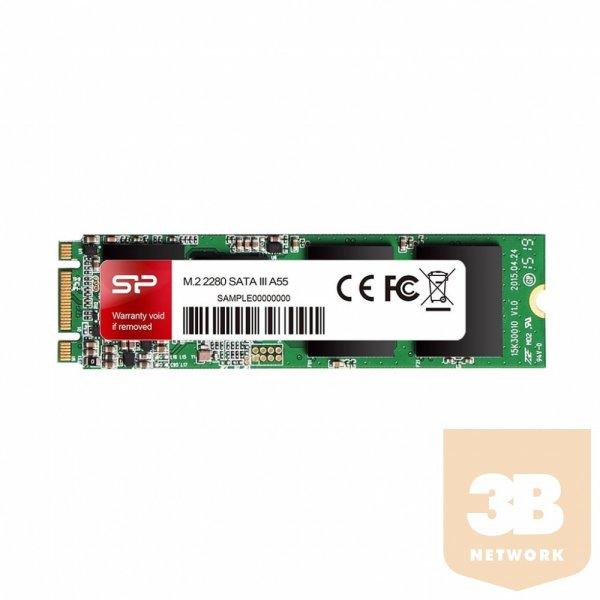 Silicon Power SSD A55 256GB, M.2 SATA, 550/450 MB/s