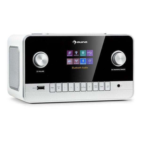 Auna Connect 150 MKII, 2.1 internetes rádió, DAB/DAB+/FM, Spotify, BT, 2,8