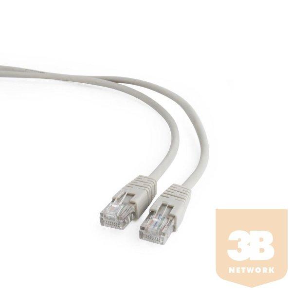 Gembird UTP kat.5e RJ45 patch kábel, 0.25m, szürke