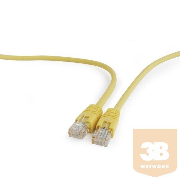 Gembird UTP kat.5e RJ45 patch kábel, 1.5m, sárga