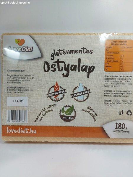 Gluténmentes love diet ostyalap 180 g