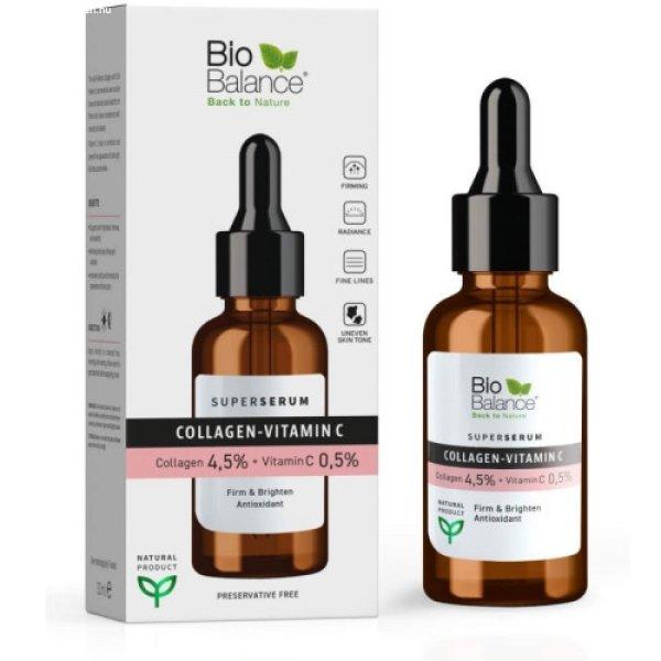 Biobalance szuperszérum arcra tengeri kollagénnel és c-vitaminnal 30 ml