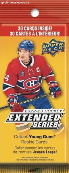 2022/23 Upper Deck Extended Series Hockey Fat Kártyacsomag