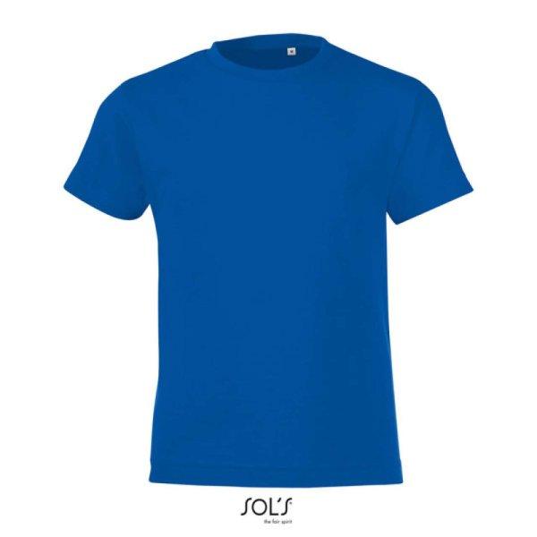 REGENT FIT gyerek rövid ujjú kereknyakú póló, SOL'S SO01183, Royal
Blue-12A