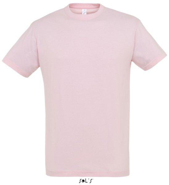 Uniszex REGENT kereknyakú rövid ujjú pamut póló, SOL'S SO11380, Medium
Pink-M