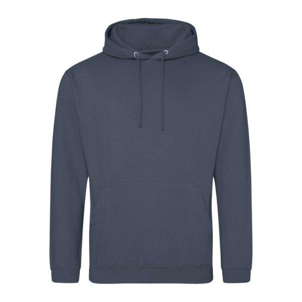 Just Hoods Uniszex laza szabású kapucnis pulóver AWJH001, Airforce Blue-2XL