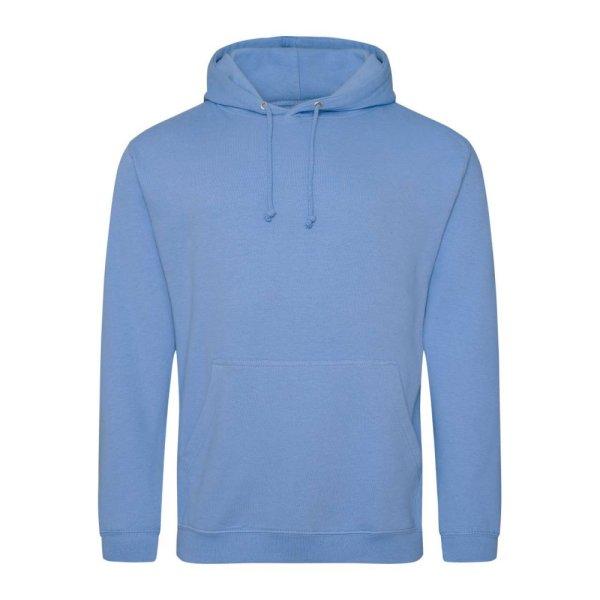 Just Hoods Uniszex laza szabású kapucnis pulóver AWJH001, Cornflower Blue-XS