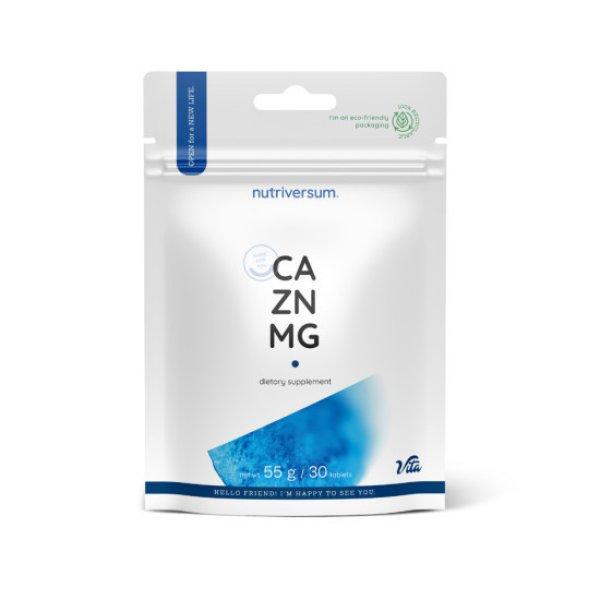 Nutriversum CA-ZN-MG 30 tabletta