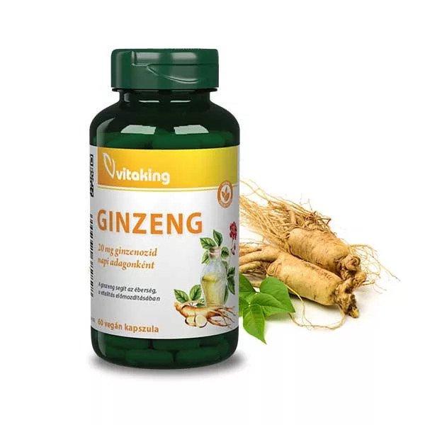 Vitaking Ginzeng kivonat 100mg 60 kapszula