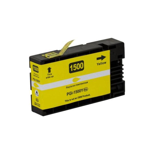 Premium Canon PGI1500XL PGI-1500XL Yellow Chipes Utángyártott Tintapatron