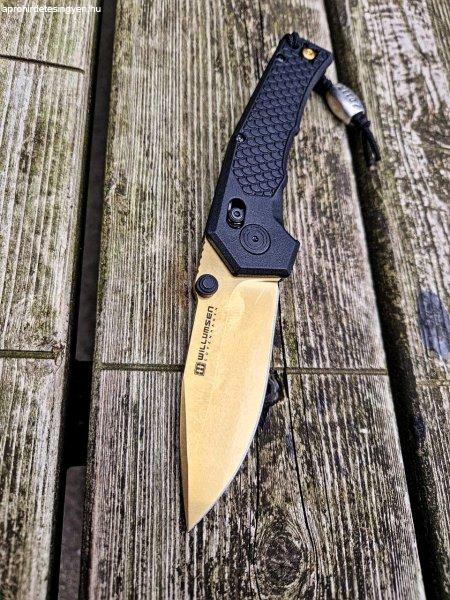 Willumsen Zero7 Black N Gold kés