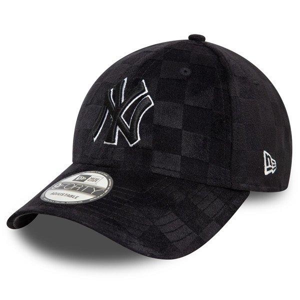 sapka New Era 9FORTY NBA Tonal Check NY Yankees Black